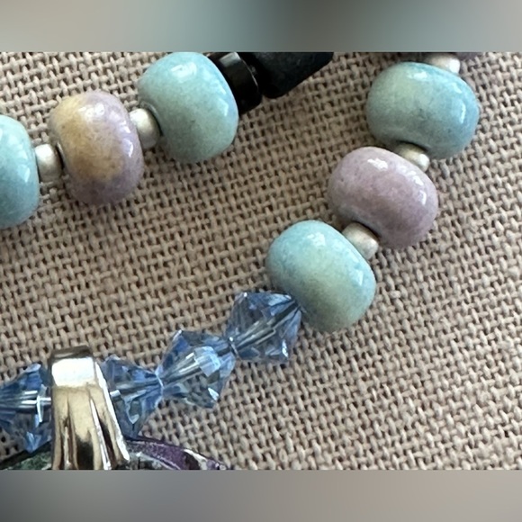 20 inch Yan Yuan Agate bead Necklace NWOT - Picture 4 of 11